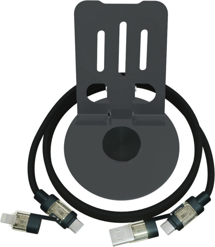 SCX.design O34 360° phone stand with 240W 4-in-1 charging cable - Image 2