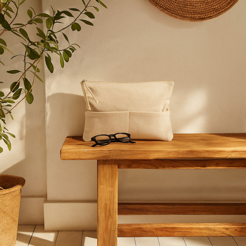 Citizen Green Zipzip organic cotton accessory pouch - Image 4