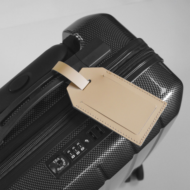 Citizen Green Milou recycled leather luggage tag - Image 2