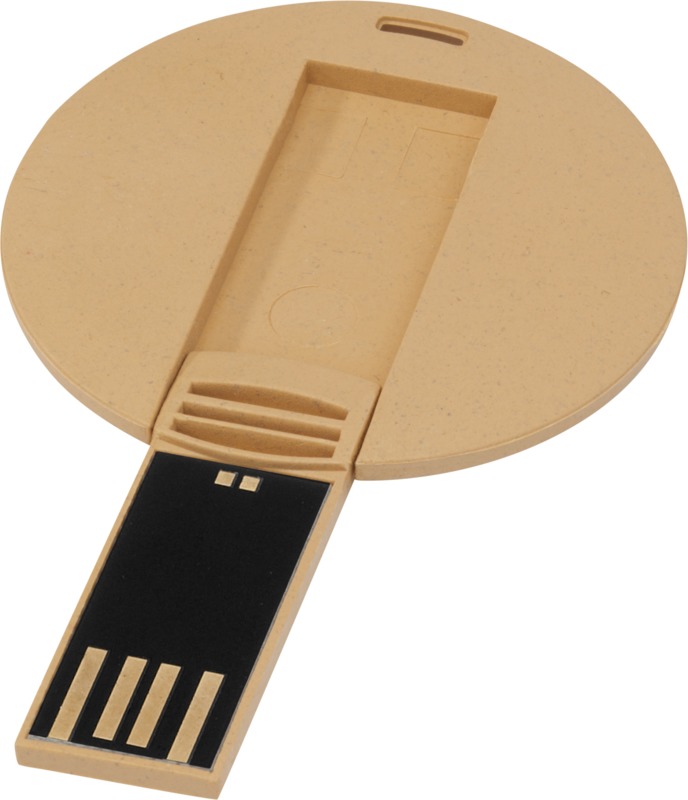 Round degradable USB