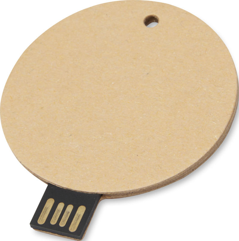 Round recycled paper USB 2.0 - Image 31