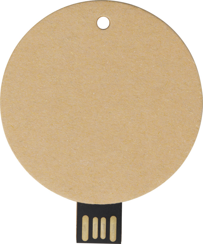 Round recycled paper USB 2.0 - Image 32
