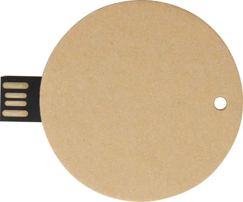 Round recycled paper USB 2.0 - Image 41