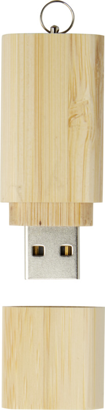 Bamboo USB 2.0 with keyring - Image 5