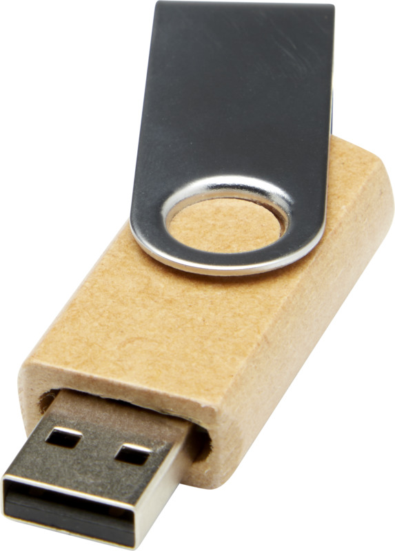 Rotate recycled paper USB 3.0