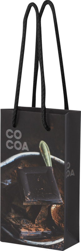 Handmade 170 g/m2 integra paper bag with plastic cord handles - 9.5 x 4 x 17 cm - Image 9