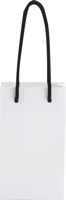 Handmade 170 g/m2 integra paper bag with plastic cord handles - 9.5 x 4 x 17 cm - Image 11