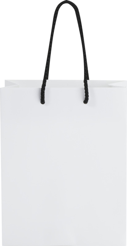Handmade 170 g/m2 integra paper bag with plastic cord handles - 18 x 9 x 23 cm - Image 11