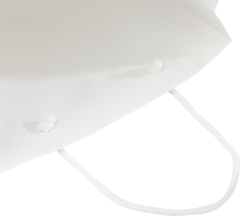 Handmade 170 g/m2 integra paper bag with plastic cord handles - 24 x 9 x 36 cm - Image 7