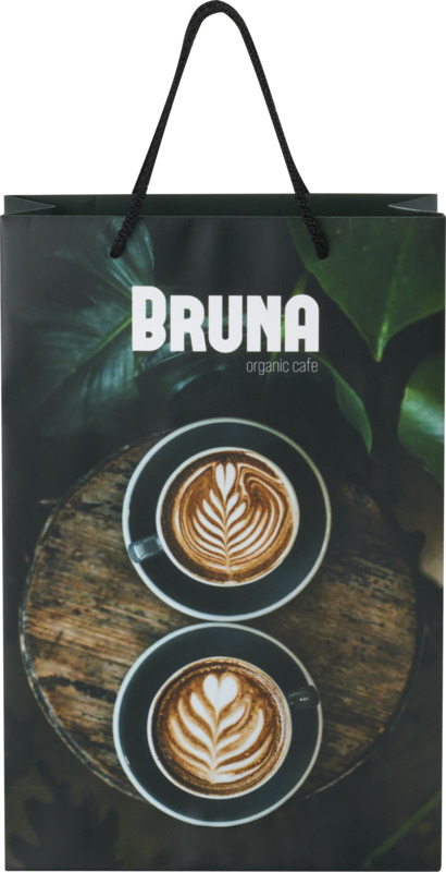 Handmade 170 g/m2 integra paper bag with plastic cord handles - 24 x 9 x 36 cm - Image 10