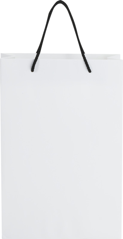 Handmade 170 g/m2 integra paper bag with plastic cord handles - 24 x 9 x 36 cm - Image 11