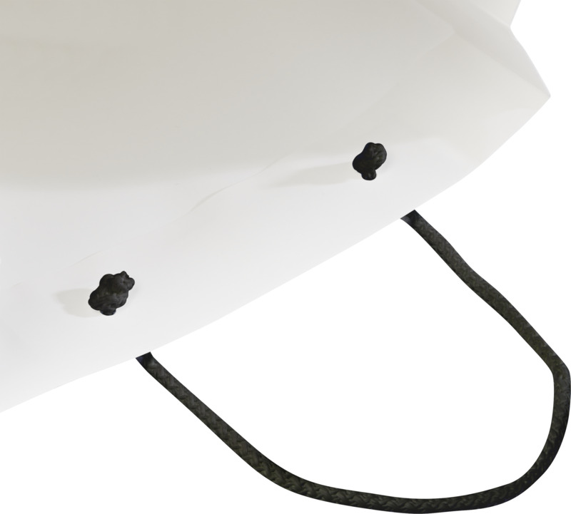 Handmade 170 g/m2 integra paper bag with plastic cord handles - 24 x 9 x 36 cm - Image 14