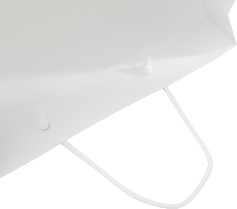 Handmade 170 g/m2 integra paper bag with plastic cord handles - 31 x 12 x 41 cm - Image 7