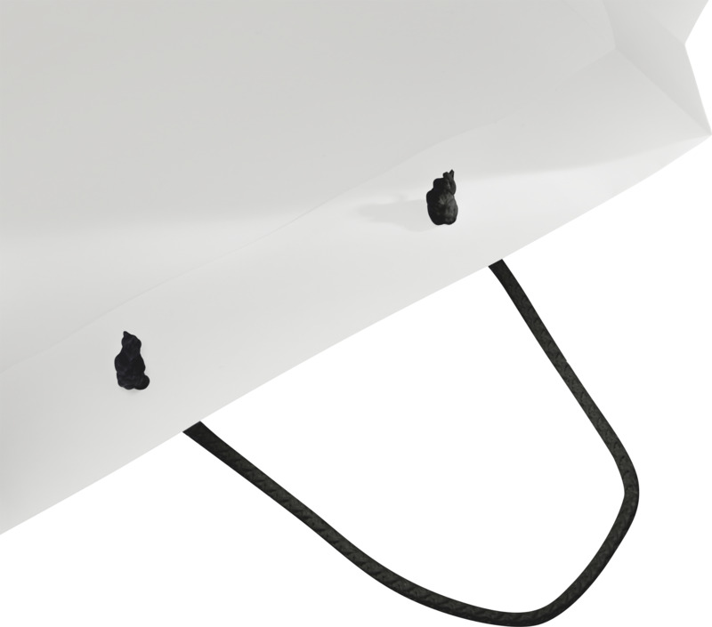 Handmade 170 g/m2 integra paper bag with plastic cord handles - 31 x 12 x 41 cm - Image 14