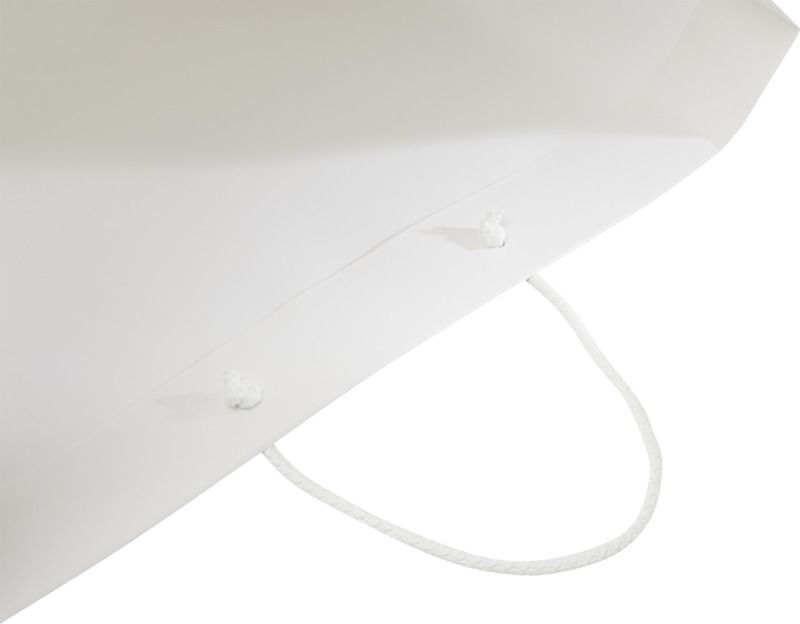 Handmade 170 g/m2 integra paper bag with plastic cord handles - 45 x 10 x 35 cm - Image 7