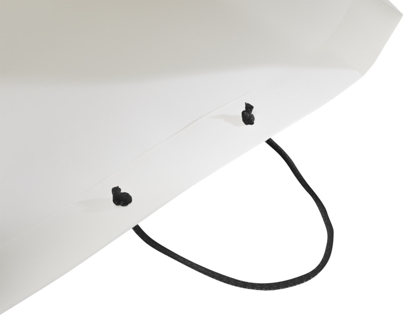 Handmade 170 g/m2 integra paper bag with plastic cord handles - 45 x 10 x 35 cm - Image 14