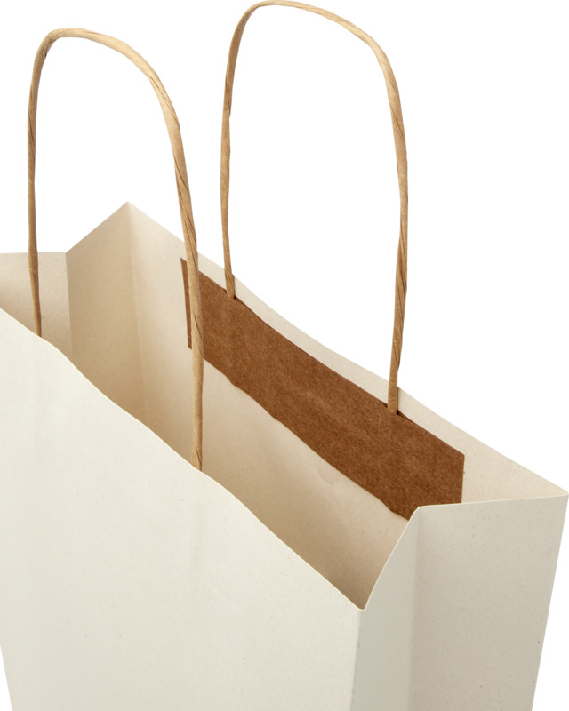 Agricultural waste 150 g/m2 paper bag with twisted handles - 24 x 9 x 32 cm - Image 6