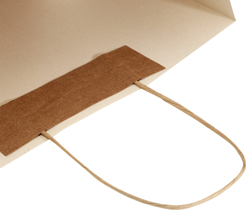 Agricultural waste 150 g/m2 paper bag with twisted handles - 31 x 12 x 41 cm - Image 7