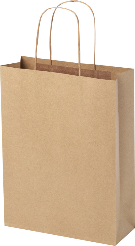 Kraft 120 g/m2 paper bag with twisted handles - 24 x 9 x 32 cm - Image 12