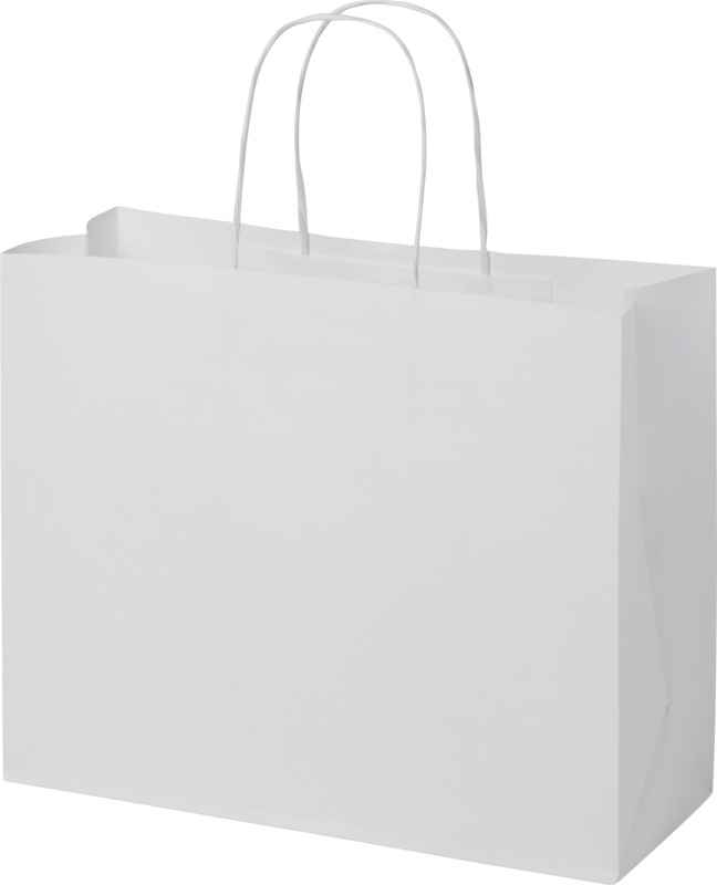 Kraft 120 g/m2 paper bag with twisted handles - 31 x 12 x 25 cm - Image 4