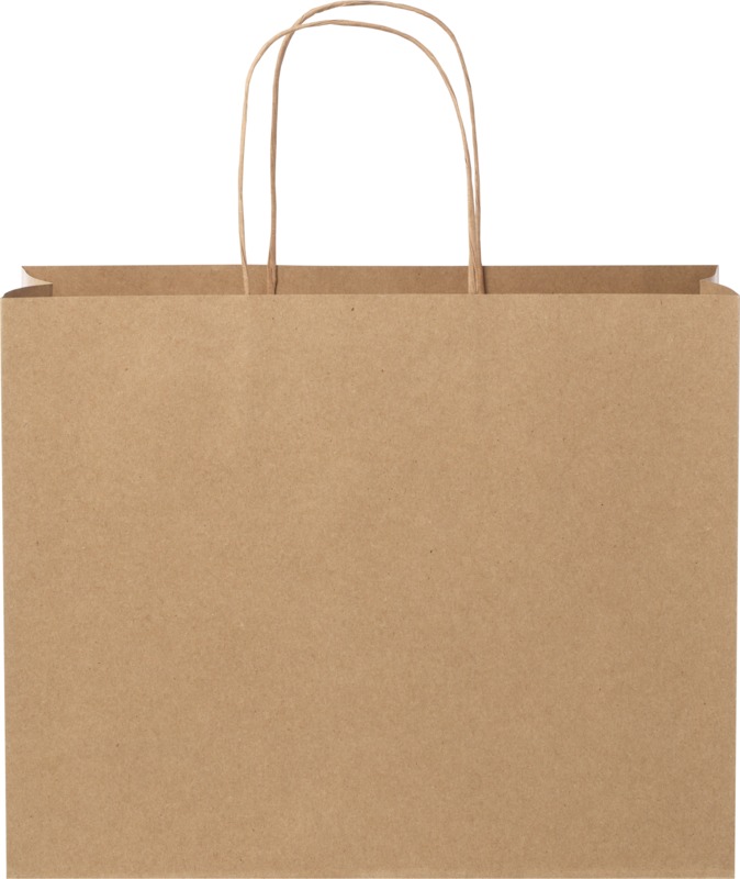 Kraft 120 g/m2 paper bag with twisted handles - 31 x 12 x 25 cm - Image 11
