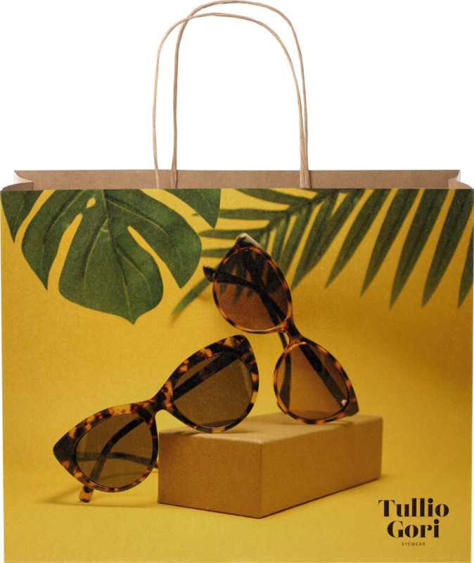 Kraft 120 g/m2 paper bag with twisted handles - 31 x 12 x 25 cm - Image 10