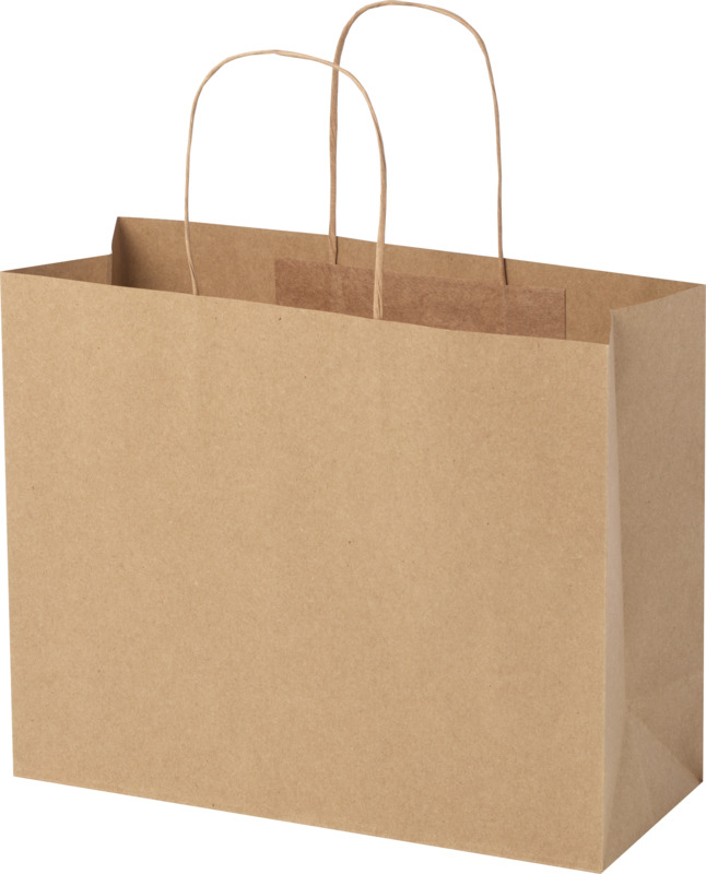Kraft 120 g/m2 paper bag with twisted handles - 31 x 12 x 25 cm - Image 12
