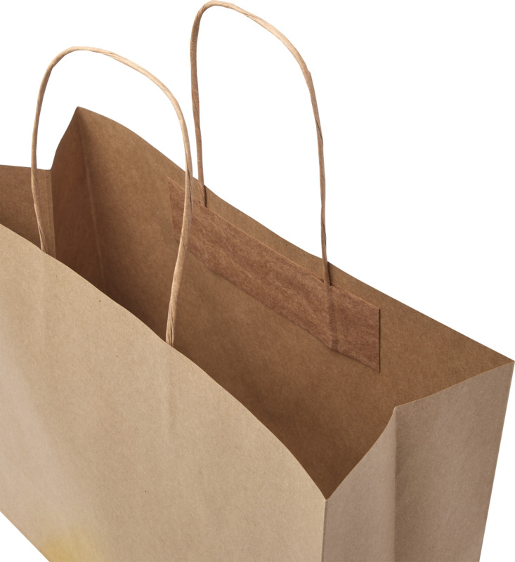 Kraft 120 g/m2 paper bag with twisted handles - 31 x 12 x 25 cm - Image 14