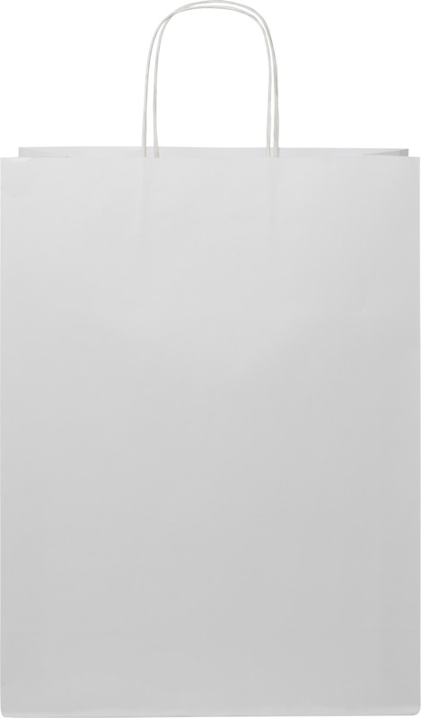 Kraft 120 g/m2 paper bag with twisted handles - 31 x 12 x 41 cm - Image 3