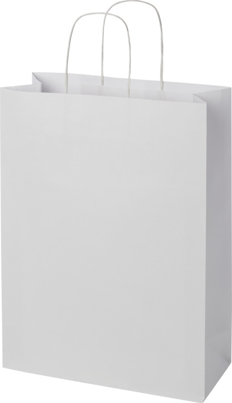 Kraft 120 g/m2 paper bag with twisted handles - 31 x 12 x 41 cm - Image 4