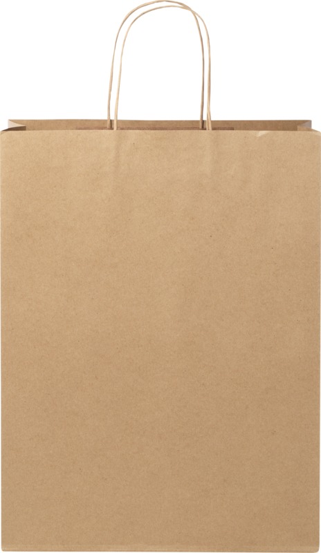 Kraft 120 g/m2 paper bag with twisted handles - 31 x 12 x 41 cm - Image 11