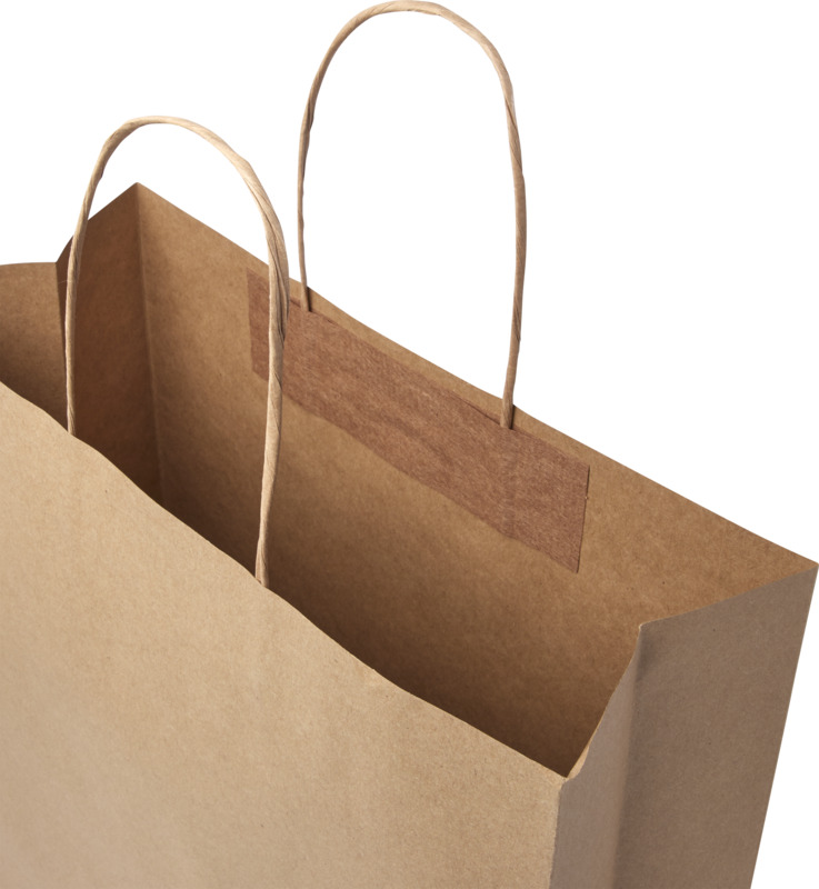 Kraft 120 g/m2 paper bag with twisted handles - 31 x 12 x 41 cm - Image 14