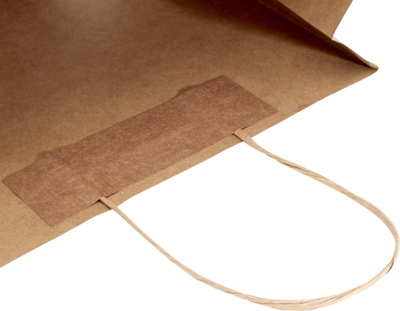 Kraft 120 g/m2 paper bag with twisted handles - 31 x 12 x 41 cm - Image 15