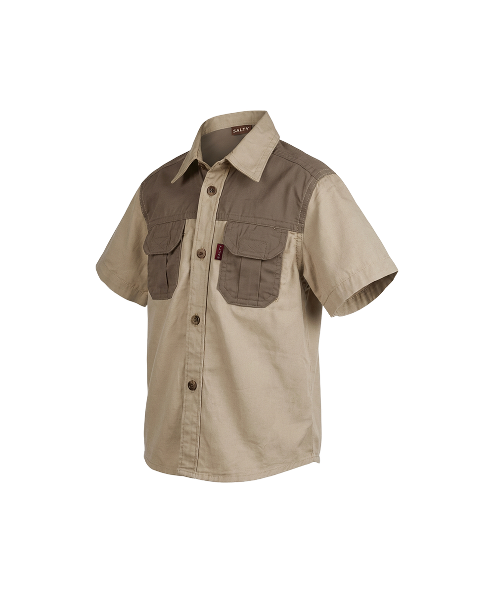 Meerkat Kids Two Tone Bush Shirt - Image 2