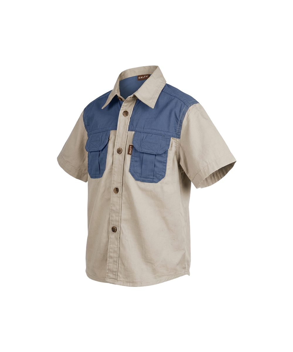 Meerkat Kids Two Tone Bush Shirt - Image 3