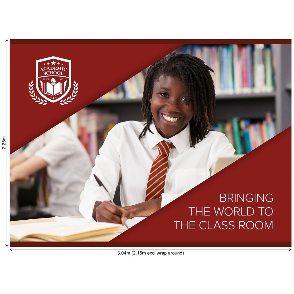 Legend Curved Banner Wall Skin 3.5m x 2.25m (Excludes Hardware)