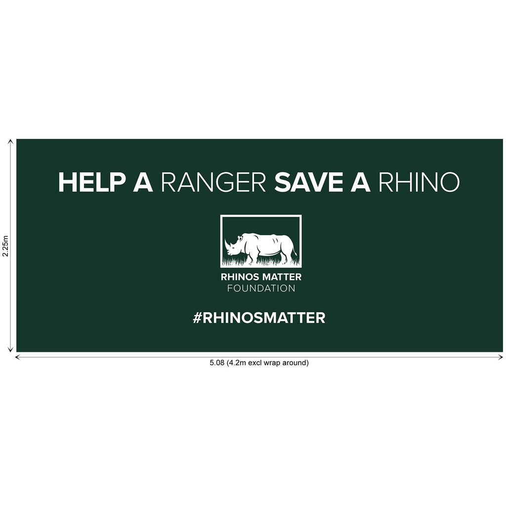 Legend Curved Banner Wall Skin with Wings 3.70m x 2.25m (Excludes Hardware)