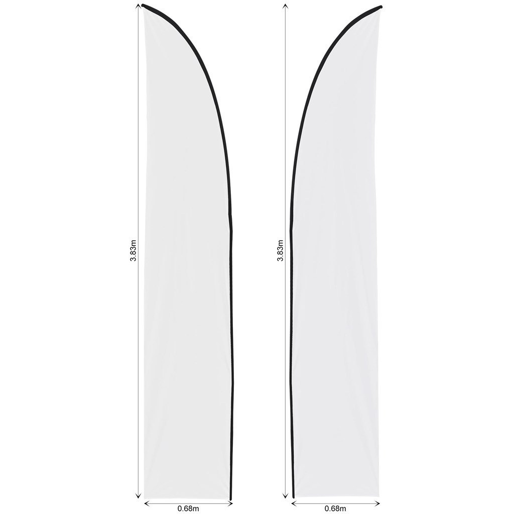 Legend 3m Sublimated Arcfin Double-Sided Flying Banner Skin (Excludes Hardware) - Image 2