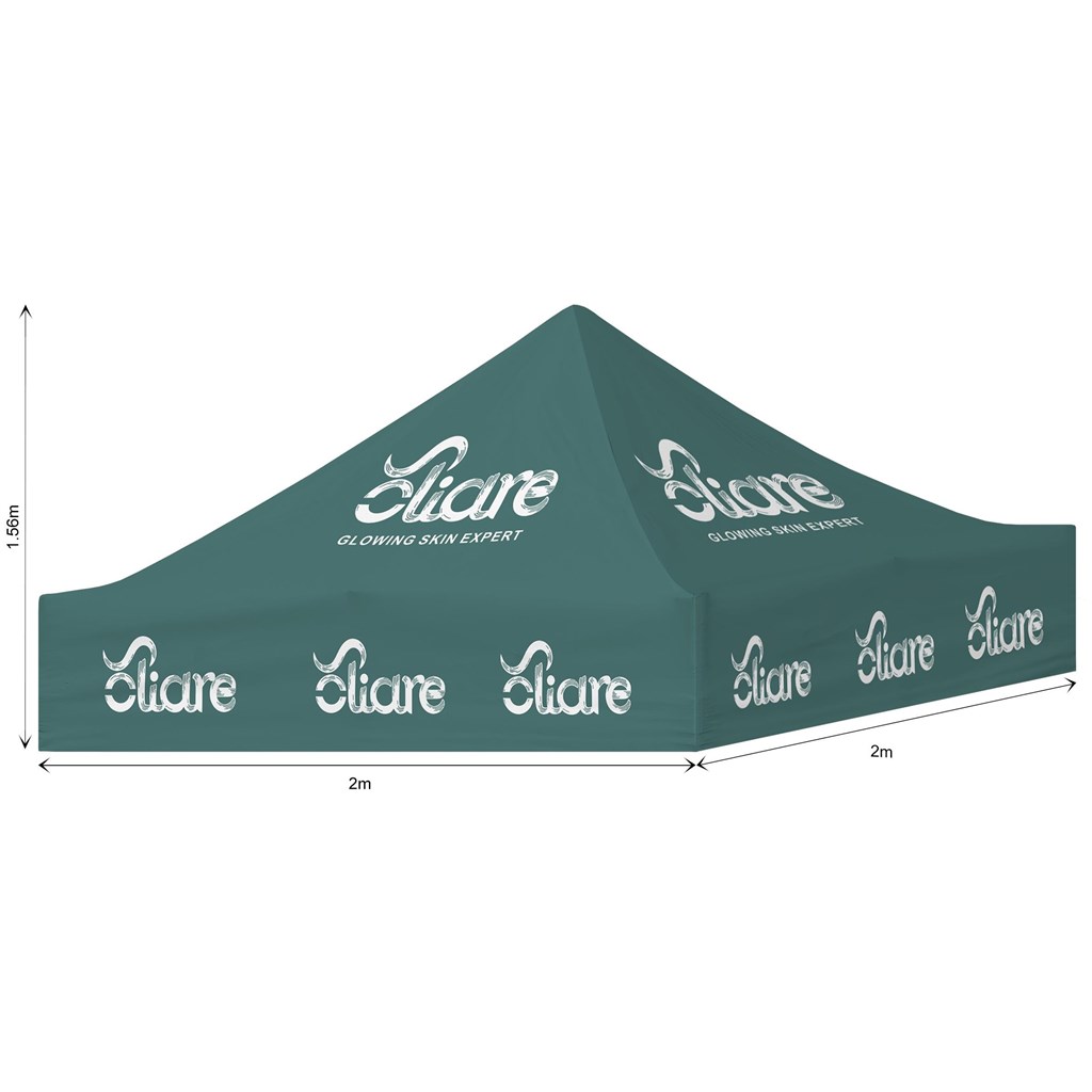 Ovation Sublimated Gazebo 1.5m X 1.5m - Half-Wall  (Excludes Hardware)