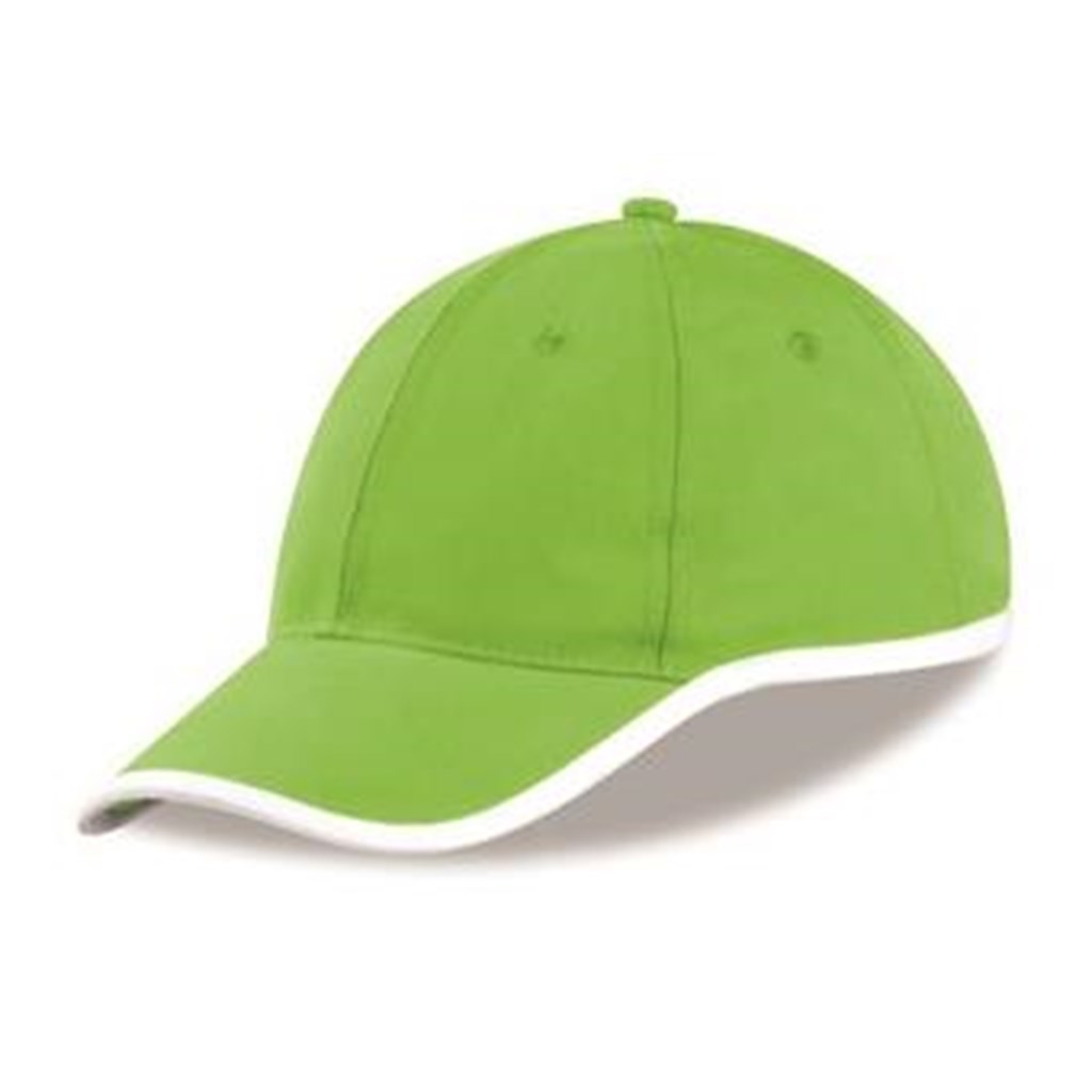 New Jersey Cap - 6 Panel - Lime - Lime