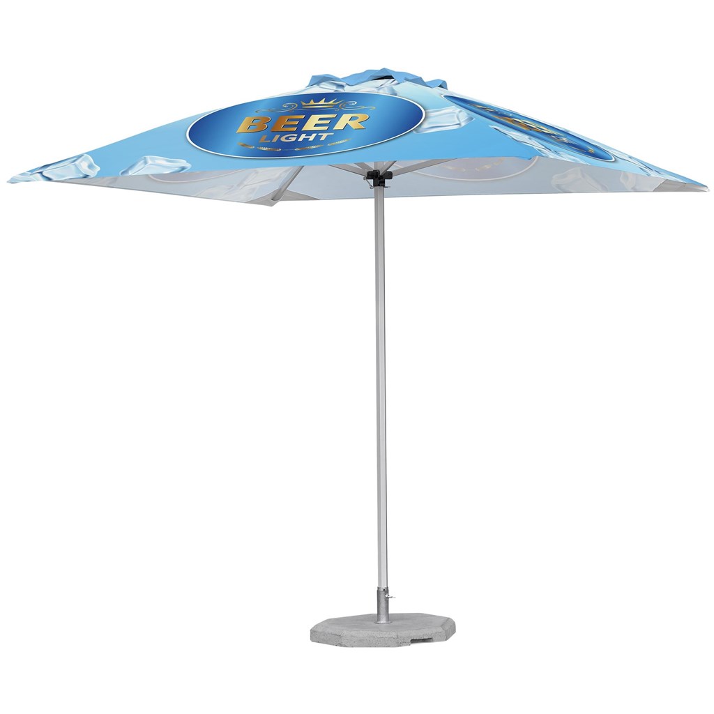 Legend Sublimated Parasol Single Hexagonal Pole 2.2m x 2.2m