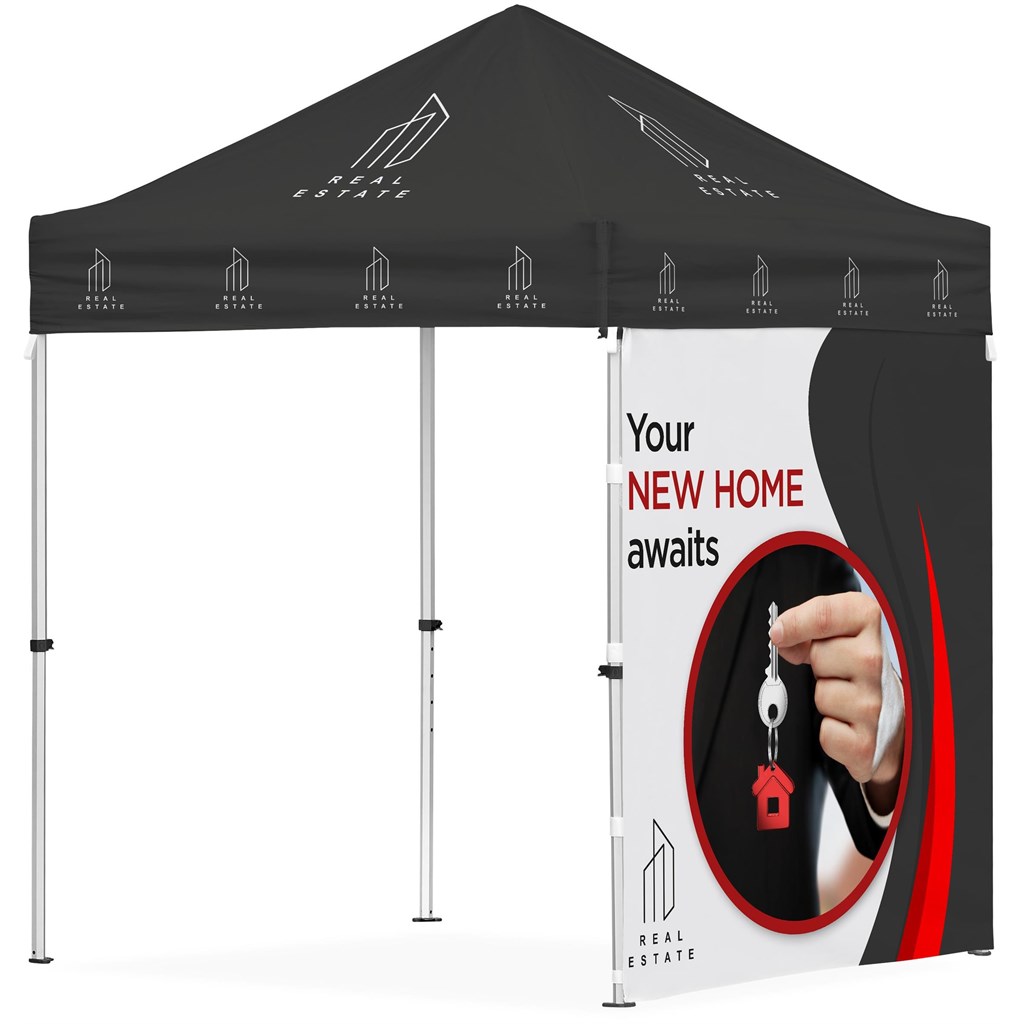 Ovation Sublimated Gazebo 2m X 2m Petite Frame - 1 Full Wall Skin - Image 13