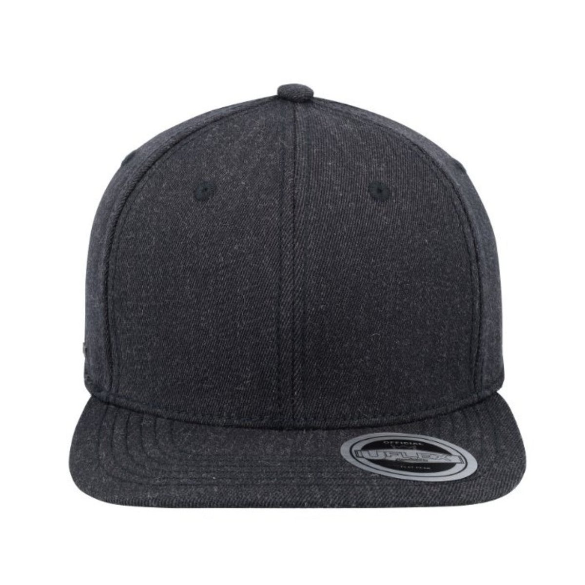 Uflex 6P Flat Peak Fitted - Black / Extra Extra Lar