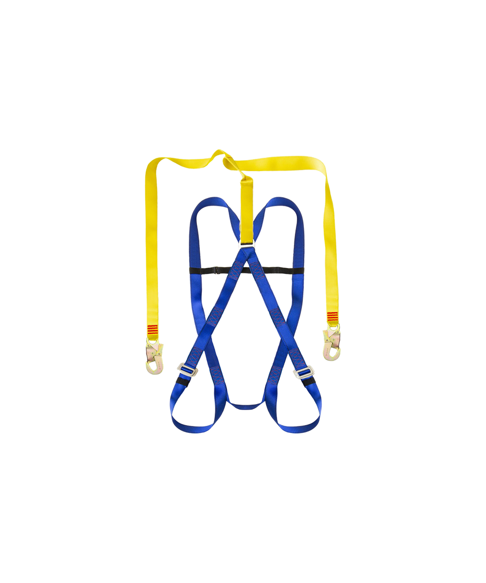Safety Harness With Snap Hook - Blue / As Supplied