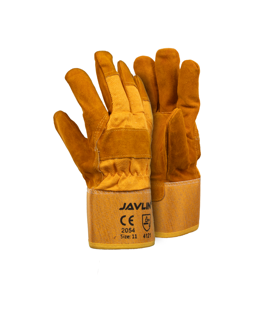 Yellow Leather Freezer Gloves - Yellow / As Supplied