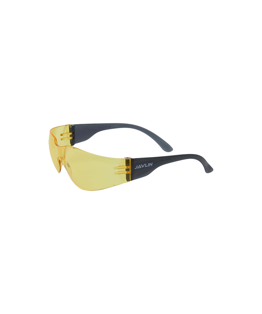 Sporty Scratch Resistant Spectacles Amber Lens - Amber Glow / As Supplied