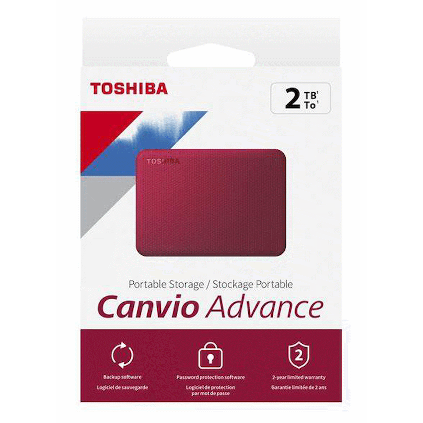 Toshiba Canvio Advance 2tb 2.5" USB 3.2 - Red - Red