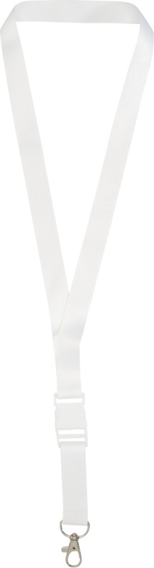 Bucks recycled PET lanyard with safety buckle - Image 5