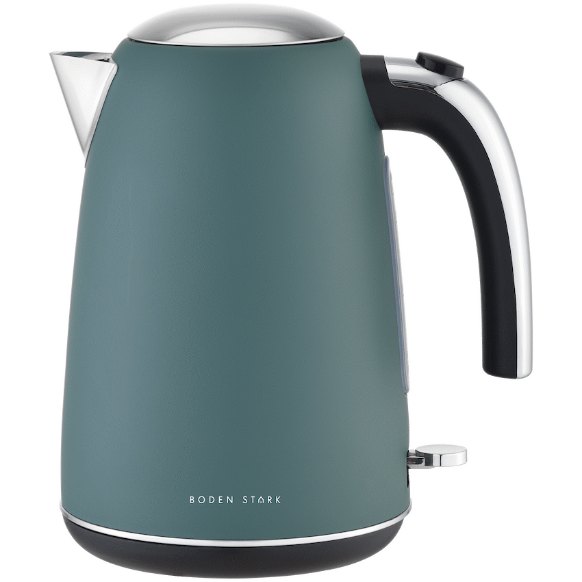 Boden Stark 1.7L Matte Stainless-Steel Kettle - Green