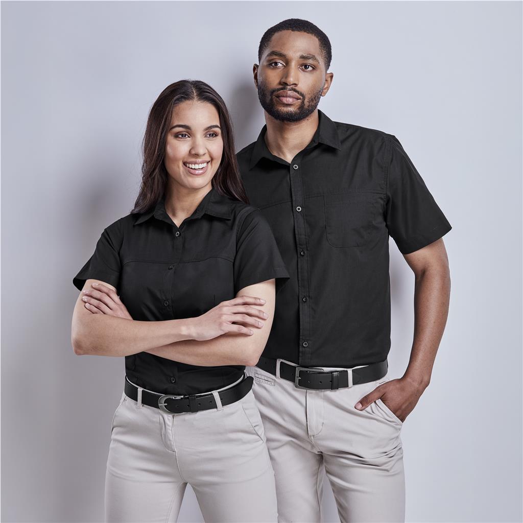 Ladies Short Sleeve Empire Shirt - Image 3